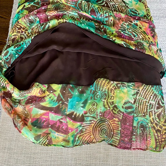 WD NY 100% Silk Skirt - Picture 8 of 8